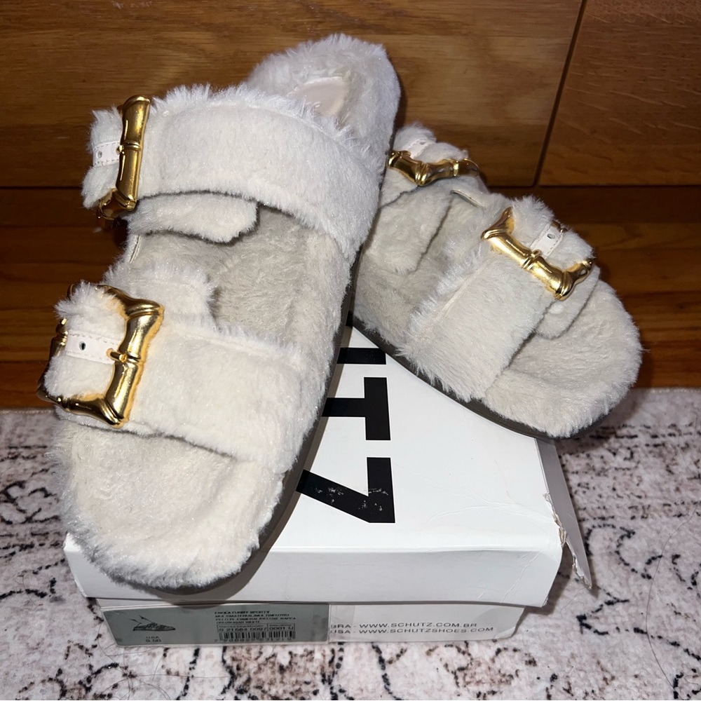 SCHUTZ ENOLA CREAM SPORTY SANDAL - Picture 3 of 5